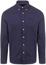 Tommy Hilfiger Overhemd Brushed Navy maat S Heren, Verzenden, Nieuw, Blauw, Tommy Hilfiger