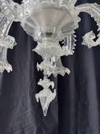 Kroonluchter - Transparant - Muranoglas - 6 lichten / 95 cm, Antiek en Kunst, Antiek | Lampen
