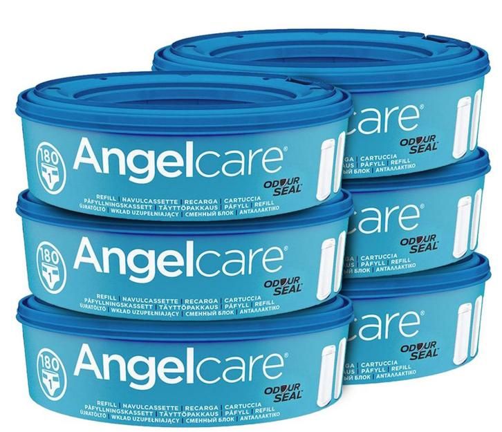 Angelcare Round Navulcasette 6-pack AC-ROUNDREFILL_1_AR9006, Kinderen en Baby's, Badjes en Verzorging, Nieuw, Verzenden
