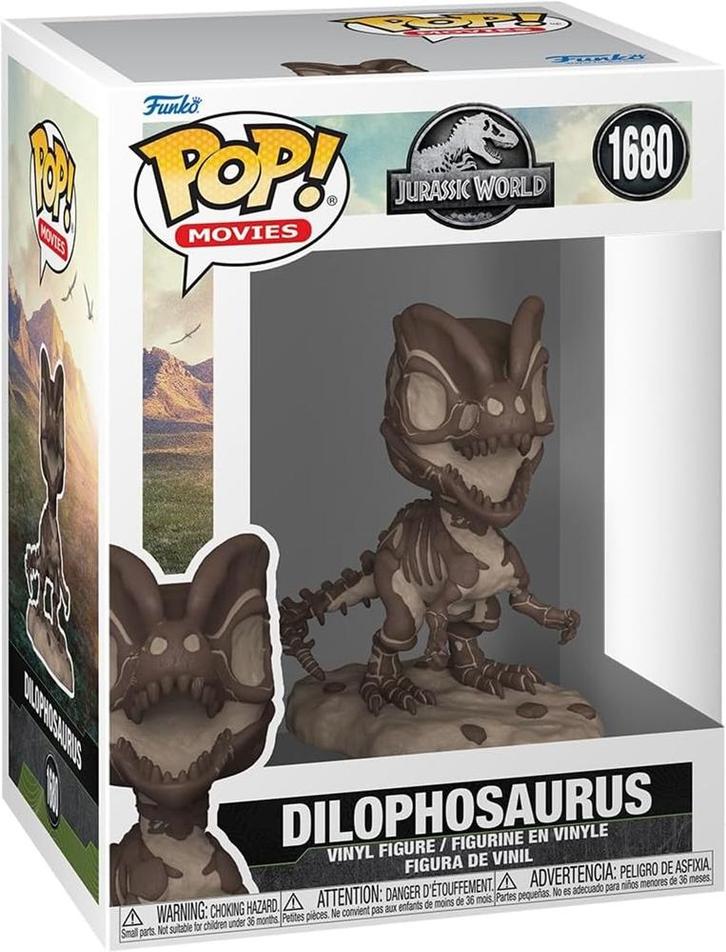 Funko Pop! - Jurassic Park Fossil Dilophosaurus #1680 |, Verzamelen, Poppetjes en Figuurtjes, Nieuw, Verzenden