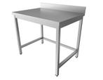 Werktafel | achteropstand | RVS | 140x70 cm, Nieuw in verpakking, RVS Meubilair
