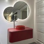 Detremmerie Round rood 90, Huis en Inrichting, Badkamer | Badkamermeubels, Nieuw, 50 tot 100 cm, Wasbak of Wastafel