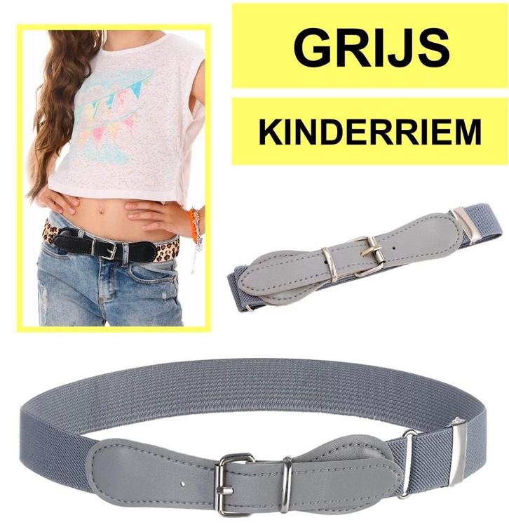 Fako Fashion - Kinderriem Elastisch Oval - Elastische Riem, Kleding | Dames, Riemen en Ceinturen, Verzenden
