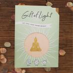 Gift of light - lichtzakjes - brievenbus kado, Huis en Inrichting, Woonaccessoires | Kandelaars en Kaarsen, Ophalen of Verzenden