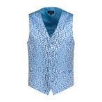 GENTS - Gilet paisley zilver-blauw - 46, Verzenden, Nieuw