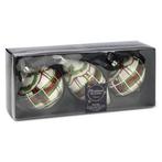 Kerstballen set | Decoris | Ø 8 cm | 3 stuks (3-kleurig), Diversen, Kerst, Verzenden, Nieuw