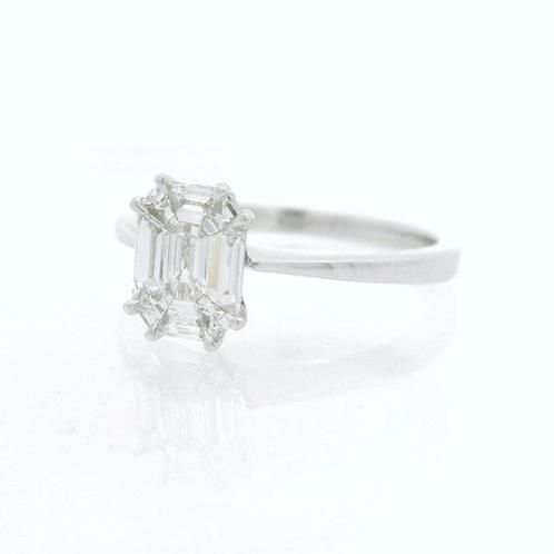 Ring - 18 karaat Witgoud - 0.56ct. tw. Diamant (Natuurlijk), Sieraden, Tassen en Uiterlijk, Ringen