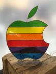 Apple steined glas decoratie - Glas (glas-in-lood), Tin