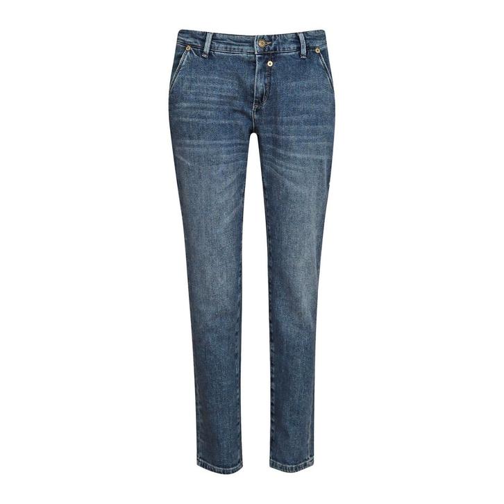 MAC • blauwe Montana Chino jeans • 36, Kleding | Dames, Broeken en Pantalons, Blauw, Nieuw, Maat 36 (S), Verzenden
