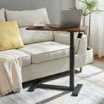 Bijzettafel Klirg in hoogte verstelbaar 68x36x66-92 cm zwart, Huis en Inrichting, Tafels | Bijzettafels, Verzenden, Nieuw