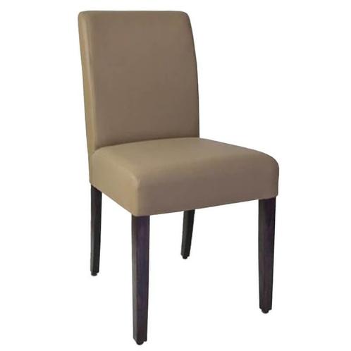 Stoel | MABEL | Kunstleer/Hout | Taupe | Wengé Poten |, Zakelijke goederen, Horeca | Keukenapparatuur, Nieuw in verpakking, Verzenden