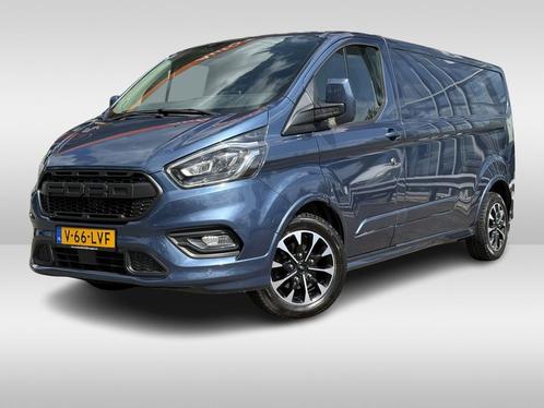 Ford Transit Custom 320 2.0 TDCI L2H1 Sport | 1e Eig | Carpl, Auto's, Bestelauto's, Dealer onderhouden, Lease, Zwart, Handgeschakeld