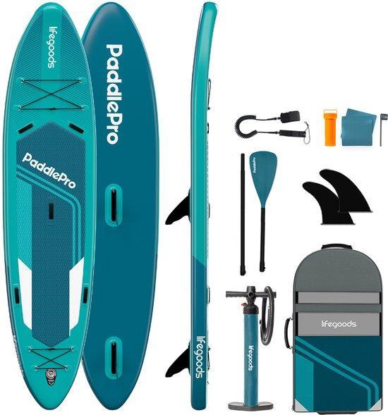 2dekans | LifeGoods SUP Board Tandem - 2 Personen - 220 KG, Watersport en Boten, Overige Watersport en Boten, Zo goed als nieuw