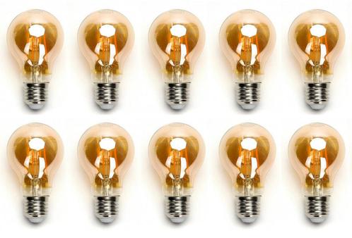 Gloeilamp E27 10 stuks | LED 8W=63W warmwit | 850 Lumen - 22, Huis en Inrichting, Lampen | Overige, Nieuw, Verzenden