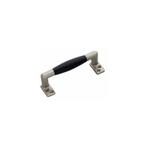 Intersteel Handgreep recht 108mm - nikkel mat/ebbenhout, Verzenden, Nieuw