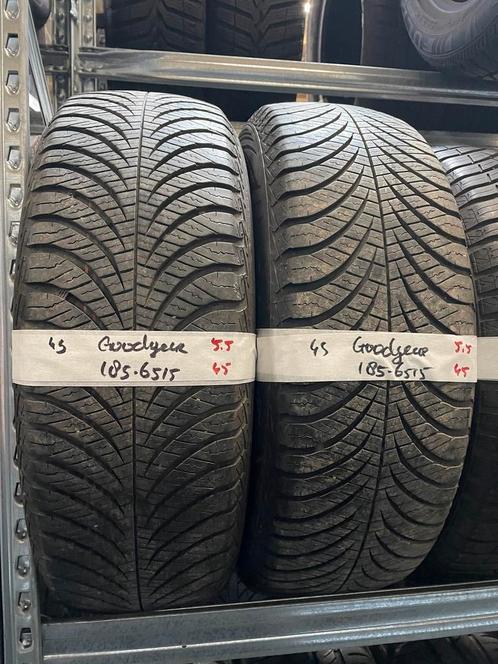 185-65-15 Goodyear ALL SEASON 5.5mm Incl Montage 185 65 15, Auto-onderdelen, Banden en Velgen, 15 inch, All Season, 185 mm, Personenwagen