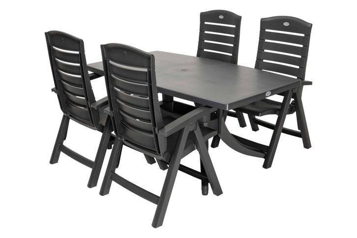 Hartman Florion/Europa verstelbare tuinset 160x90 cm., Tuin en Terras, Tuinsets en Loungesets, Tuinset, Nieuw, Kunststof, Verzenden