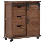 Lowboard/Sideboard Bruin - Tweedekansje - Grote Besparing!, Vintage, Nieuw, Minder dan 100 cm, 25 tot 50 cm