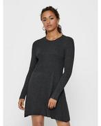 Only Gebreide jurk ONLALMA L/S O-NECK DRESS KNT NOOS, Verzenden, Nieuw