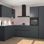 Onyxgrijze greeploze keuken Cognac 99404, Verzenden, Nieuw