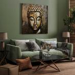 3D Schilderij Metaal – Buddha – 100x100cm, Huis en Inrichting, Nieuw, Schilderij, Ophalen of Verzenden, 100 tot 125 cm