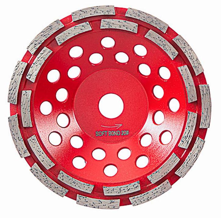 Komschijf Pristis segment 180 mm soft rood, Zakelijke goederen, Machines en Bouw | Tuin, Park en Bosbouw, Overige typen, Ophalen of Verzenden