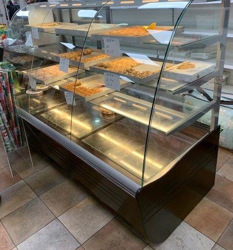 Gebaksvitrine 200cm, neutraal, Zakelijke goederen, Horeca | Meubilair en Inrichting, Gebruikt
