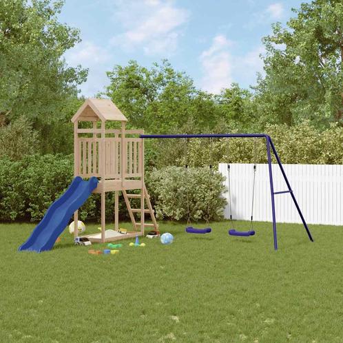 vidaXL Speelhuis massief grenenhout, Kinderen en Baby's, Speelgoed | Buiten | Speeltoestellen, Nieuw, Verzenden