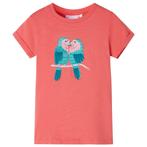 vidaXL Kindershirt 92 koraalkleurig, Kinderen en Baby's, Verzenden, Nieuw