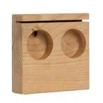 Menukaarthouder BLOC Eiken - Diameter 45 mm, Diepte 20 mm,, Nieuw in verpakking