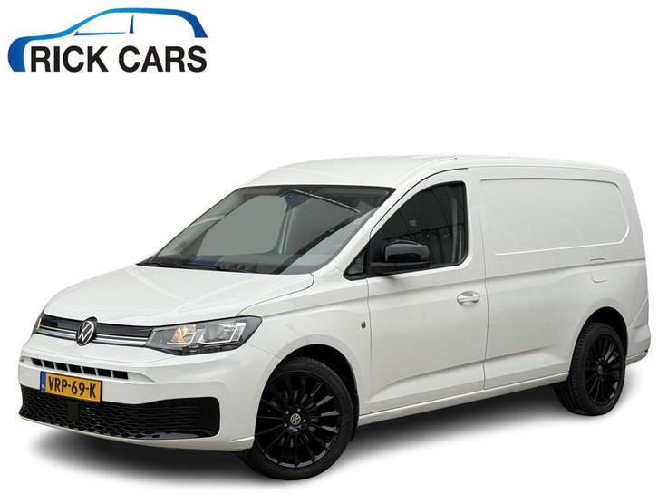 Volkswagen Caddy Cargo Maxi 1.5 TGI 131PK EURO 6 Benzine/CNG, Auto's, Bestelauto's, Dealer onderhouden, Lease, Zwart, Handgeschakeld