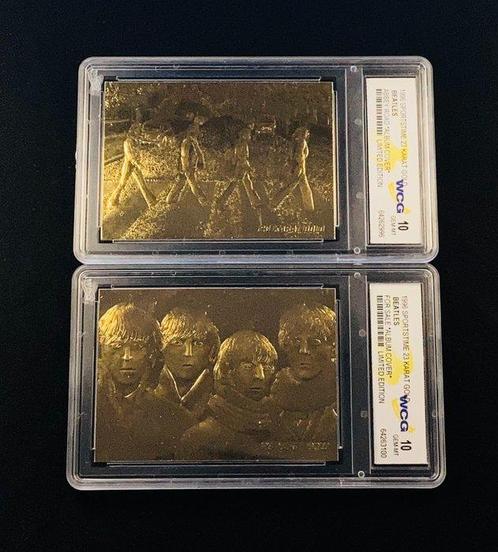 The Beatles - Lot of 2 - Original Gold Cards (23K) - Graded, Verzamelen, Overige Verzamelen