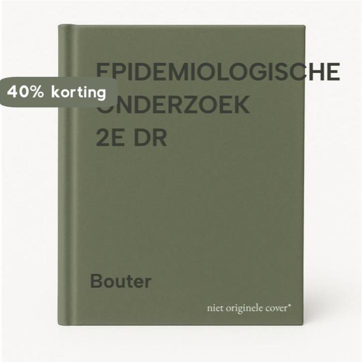 EPIDEMIOLOGISCHE ONDERZOEK 2E DR 9789031312184 Bouter, Boeken, Wetenschap, Gelezen, Verzenden