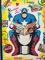 Koen Betjes (1992) - Captain America x Banksy Balloon Girl x, Antiek en Kunst