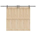 vidaXL Doos met onderdelen voor schuifdeur 305 cm staal, Doe-het-zelf en Verbouw, IJzerwaren en Bevestigingsmiddelen, Verzenden