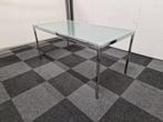 Design Eettafel - Replica Florence Knoll - Melkglas, Huis en Inrichting, Tafels | Eettafels, 150 tot 200 cm, Glas, Rechthoekig