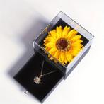 Elegante Zonnebloem Ketting Cadeauset, Verzenden, Nieuw