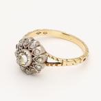 Ring - 14 karaat Geel goud - Diamant, Sieraden, Tassen en Uiterlijk, Ringen, Nieuw