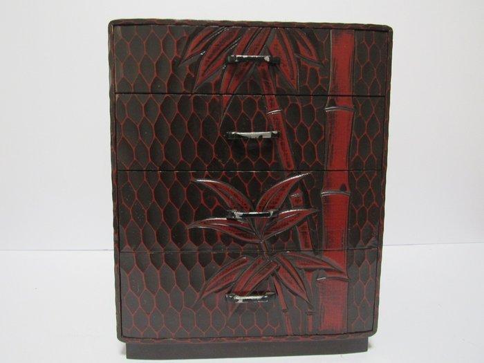 Doos - Hout - Handgesneden Kamakura-bori, Antiek en Kunst, Antiek | Overige Antiek