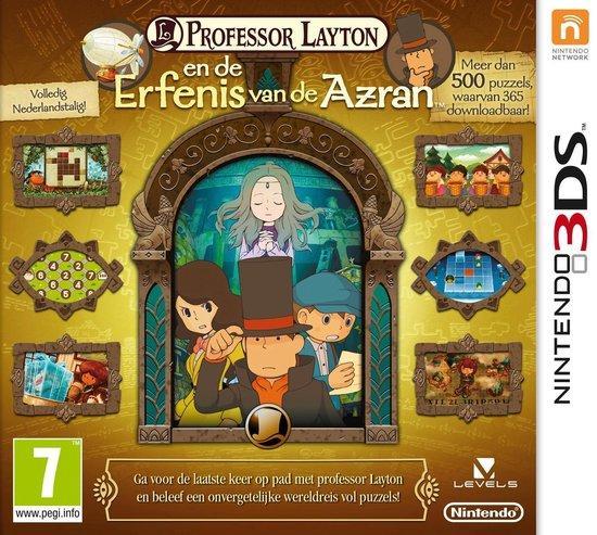 3DS Professor Layton en de Erfenis van de Azran, Spelcomputers en Games, Games | Nintendo 2DS en 3DS, Zo goed als nieuw, Verzenden