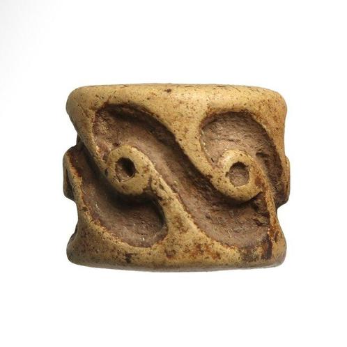 Soemerisch Jasper Cylinder seal, Verzamelen, Mineralen en Fossielen