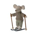 Maileg - Grote broer muis met ski set - winter collectie, Nieuw