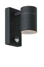 Lucide ARNE LED - buitenlamp zwart koker sensor, Verzenden, Nieuw, Aluminium