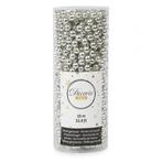 Kralenslinger kerstboom | Decoris | 10 meter (Zilver), Verzenden, Nieuw