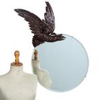 Fabelachtige spiegel Draak bij volle maan in de manier van, Antiek en Kunst, Ophalen of Verzenden