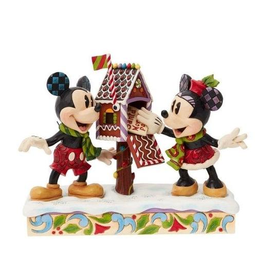 Mickey & Minnie Mouse Posten een Kerstbrief 18 cm, Verzamelen, Disney, Nieuw, Ophalen of Verzenden