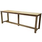 Bartafel 300x80xH105 cm teakhout, Ophalen of Verzenden, Nieuw, Teakhout