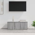 vidaXL Tv-meubel 80x34x30 cm bewerkt hout grijs sonoma, Huis en Inrichting, Kasten | Televisiemeubels, Verzenden, Nieuw, 50 tot 100 cm