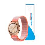 Nylon smartwatch bandje – Neon Roze 22mm - Universeel, Telecommunicatie, Nieuw, Bescherming
