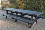 Rockwood® Picknicktafel Vlier - Zwaar Kunststof - Ural Black, Tuin en Terras, Ophalen of Verzenden, Nieuw, Rechthoekig, Hout